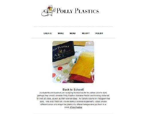 Polly Plastics Inspirational Newsletter - August 2019