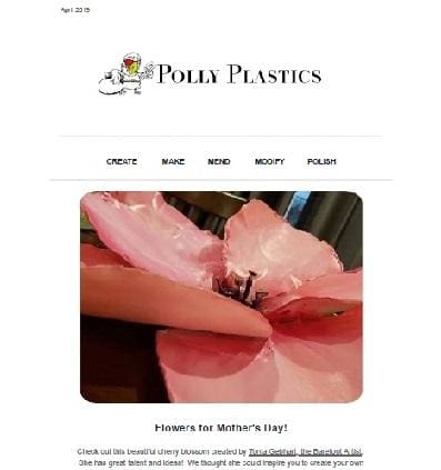 Polly Plastics Inspirational Newsletter - April 2019