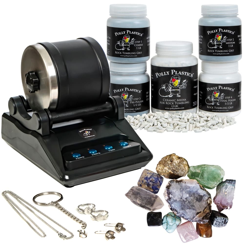 How to Use a Rock Tumbler to Polish Jewelry
