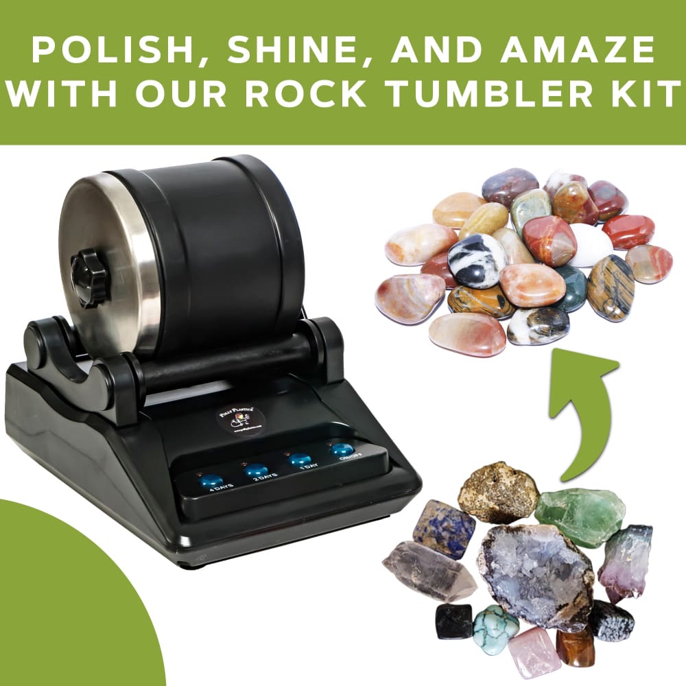 Polly Plastics Ceramic Rock Tumbling Large Media. 1.5 lbs Rock Tumbler Filler Large Cylinders in Heavy Duty Resealable Bag