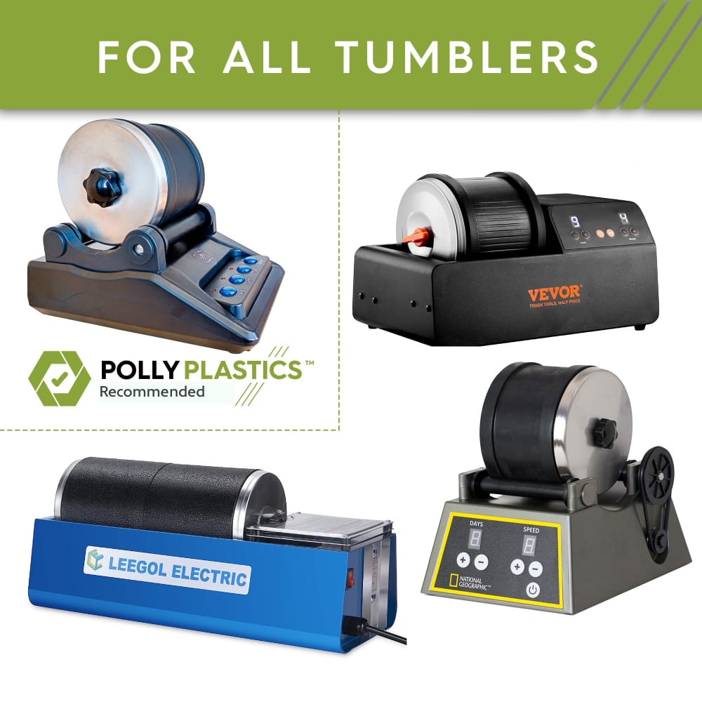 Polly Plastics Medium Grit for all rock tumblers